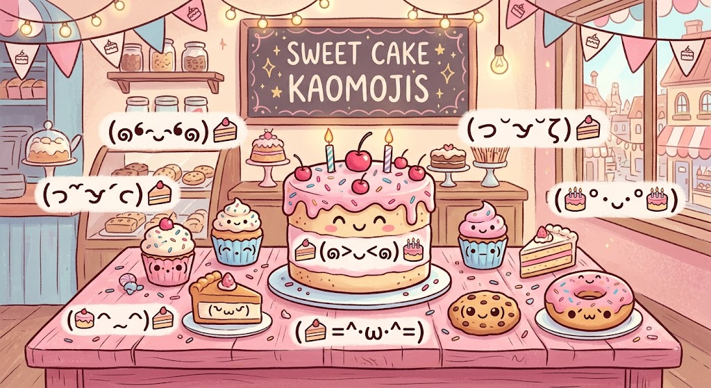 Cake Kaomoji